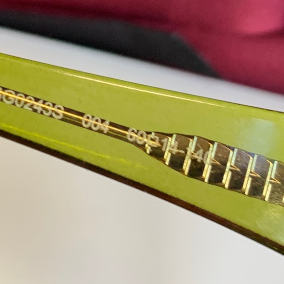 ⛔️SOLD⛔️Authentic GUCCI 60 Aviator acetate optical glasses/Sunglasses - Picture 4 of 12